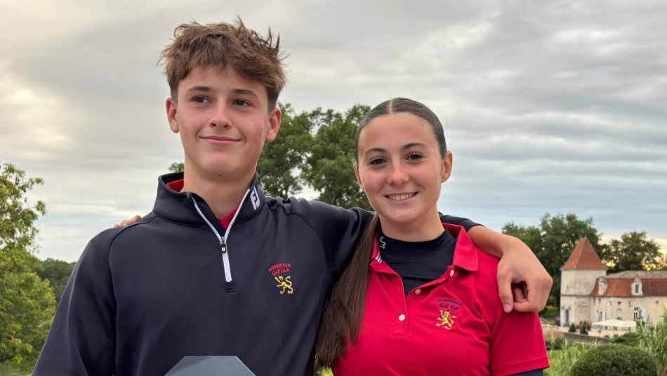 Victoire d'Eliot Lissague au grand prix des Vigiers. Margot Lamothe 2ème chez les dames.