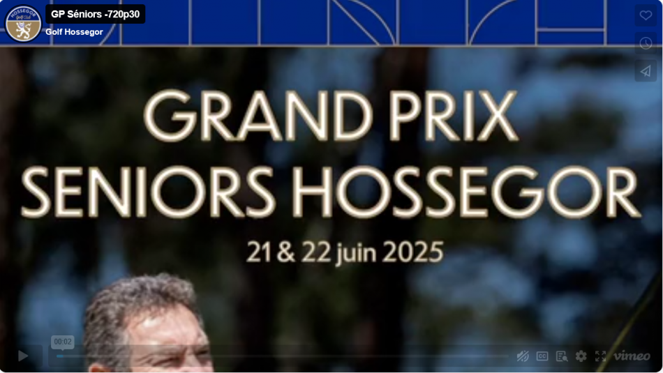 Grand Prix Séniors D'HOSSEGOR 2025: La vidéo