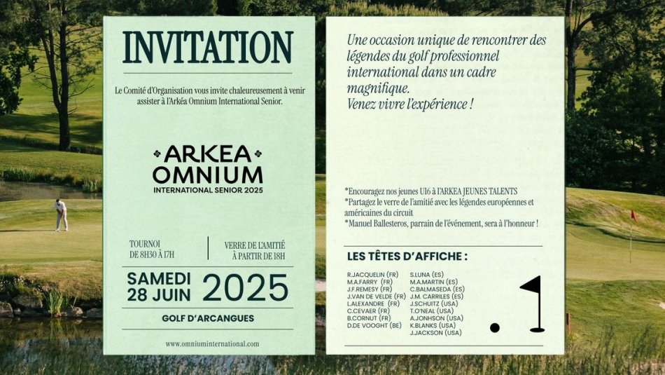 INVITATION à L’ARKEA OMNIUM